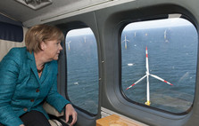 Inauguration du premier parc éolien offshore en mer Baltique