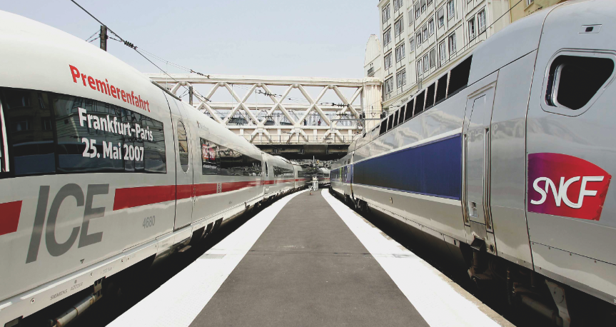 Französische und deutsche Unternehmen im Vergleich: SNCF und Deutsche Bahn