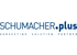 Schumacher.plus logo weiss