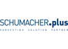 Schumacher.plus logo weiss